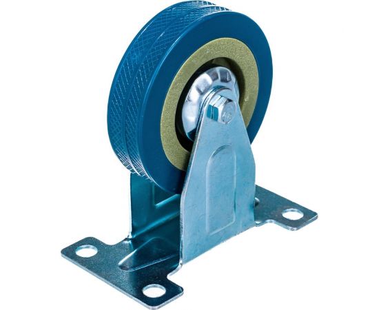 Колесная опора Tech-Krep неповоротная D75 п/п, сер рез, подшип. скольж, площадка - пакет 148492 – изображение 3