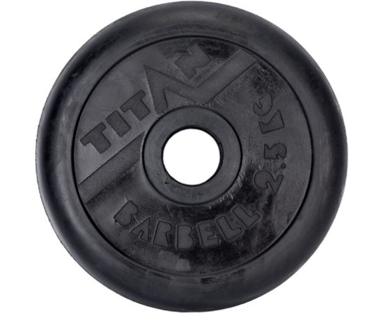 Обрезиненный диск Титан d 31 мм, чёрный 2,5 кг 1069 – изображение 3