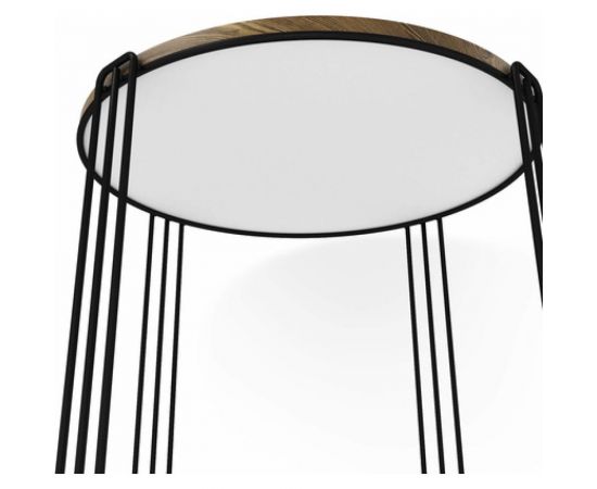 Журнальный столик Sheffilton SHT-CT33 черный муар/светлый орех SHT-СЖ10 – изображение 4