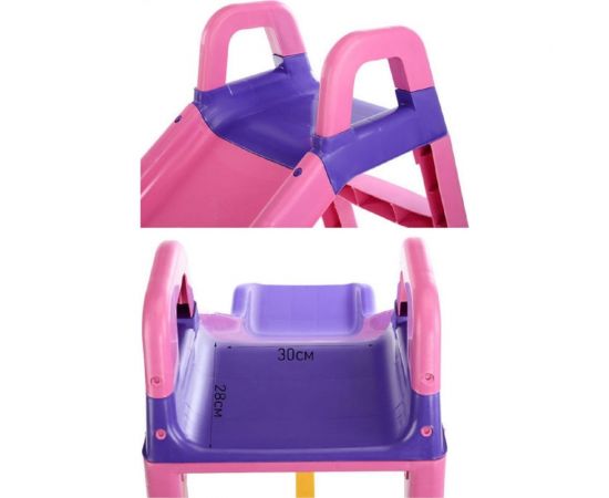 Горка для катания детей Doloni розово-фиолетовая 0140/05, KG014400/05 – изображение 4