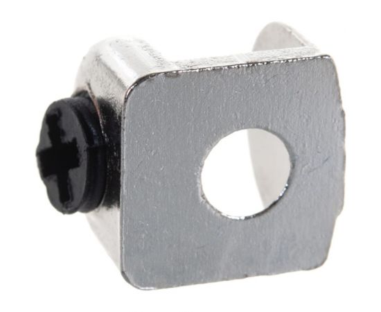 Стеклодержатель П обр. на шурупе Tech-Krep никель 2 шт 127532 – изображение 4