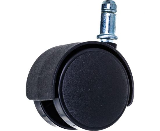 Мебельная колесная опора Tech-Krep D50 мм М11, поворотное без тормоза, штифт, черный нейлон - накладка 151195 – изображение 4