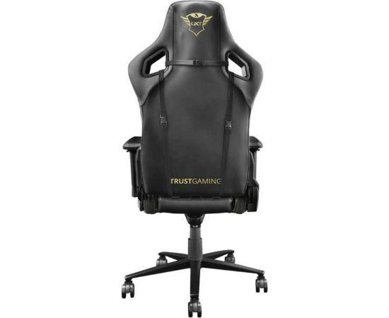 Компьютерное игровое кресло Trust Resto GXT 712 23784 черное кожзам Б0051859 – изображение 6