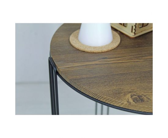 Журнальный столик Sheffilton SHT-CT33 черный муар/светлый орех SHT-СЖ10 – изображение 6