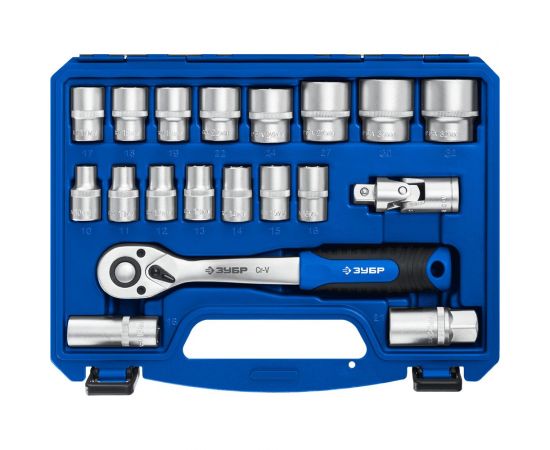 Универсальный набор инструмента ЗУБР Профессионал А-22 22 предмета 27632-H22_z01 – изображение 7