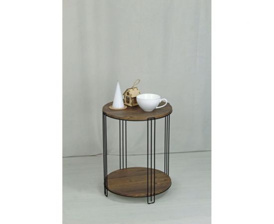 Журнальный столик Sheffilton SHT-CT33 черный муар/светлый орех SHT-СЖ10 – изображение 8