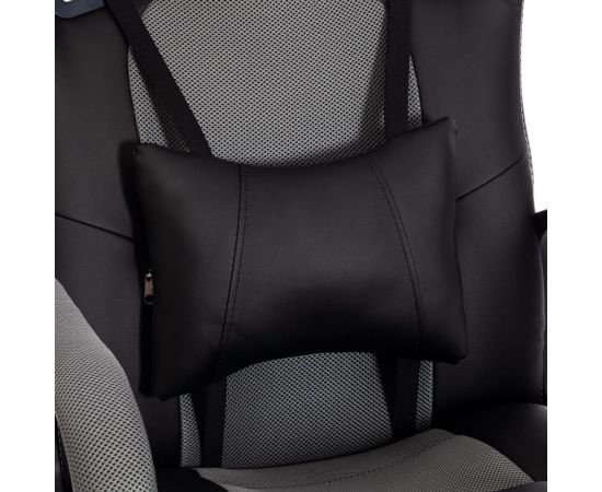 Кресло Tetchair driver 22 кожзаменитель/ткань, черный/серый 36-6/tw-12 19298 – изображение 9
