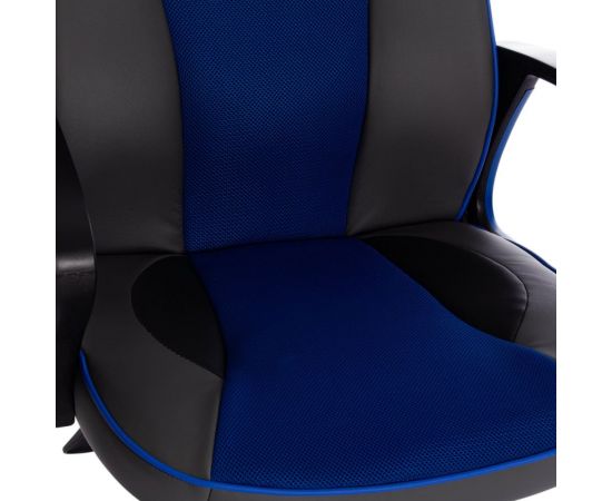 Кресло TetChair RACER кожзам/ткань, металлик/синий 36/10 13231 – изображение 9