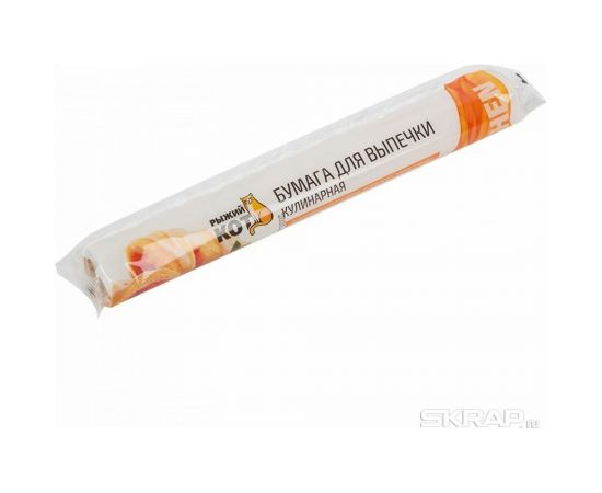 Бумага для выпечки Рыжий кот 20 м x 28 см, подпергамент, в ПВХ упаковке 310985 