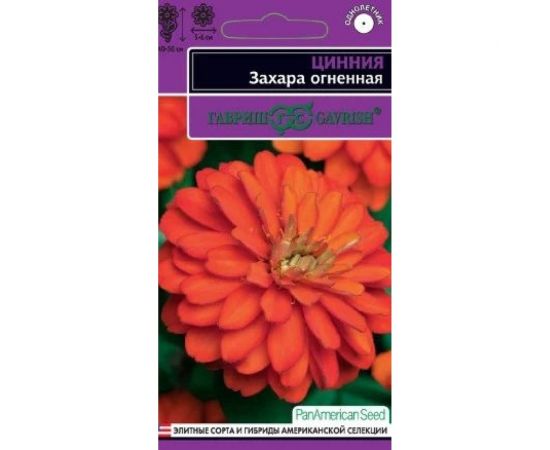 Цинния ГАВРИШ Захара огненная, 5 шт, серия Эксклюзив 1071858324 