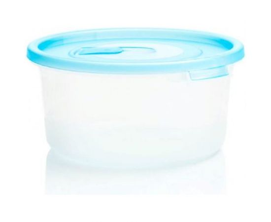 Круглый контейнер с клапаном ПОЛИМЕРБЫТ СМАЙЛ 0.8л СВЧ 4352100 