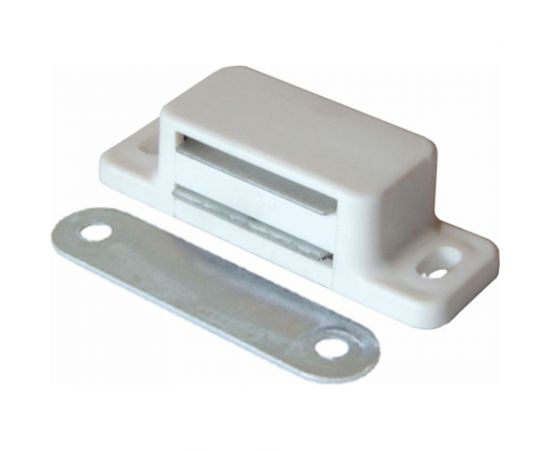 Магнитная защелка Mebax белая, 44х15х12 00-00002171 