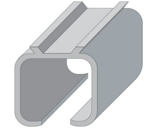 Верхняя направляющая для раздвижных дверей N2 Palladium 2 метра 12055 