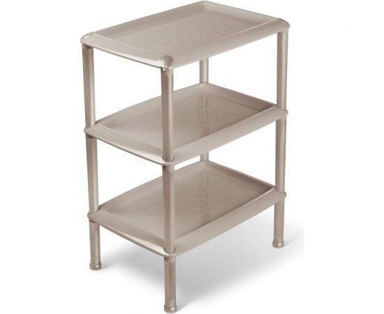 Универсальная этажерка Martika Джета 3 полки коричнево-серая С741КСЕР 