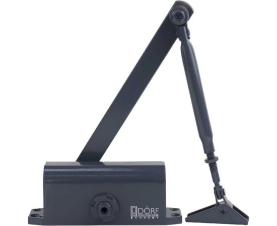 Дверной доводчик DORF economy, l-8222 45 кг, антрацит, (1к-1шт) eco L8222_eco_ral7016 L8222_ral7016_eco 