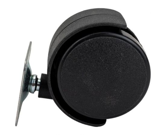 Мебельное поворотное колесо MFK-TORG 50 мм, черный, пластик 6005050 