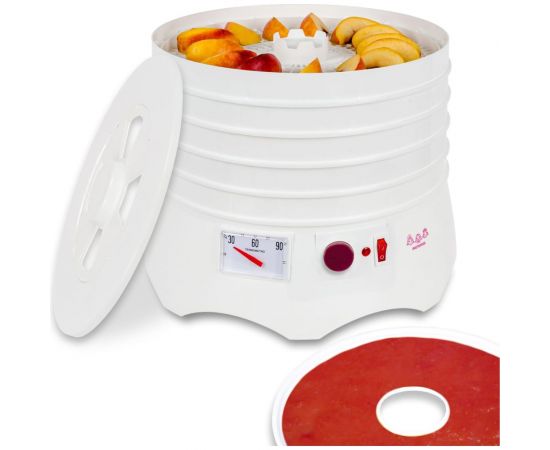 Сушилка для овощей и фруктов Мастерица efd-0502vm 5 поддонов + 1 поддон для пастилы, 280 вт 00-00044763 