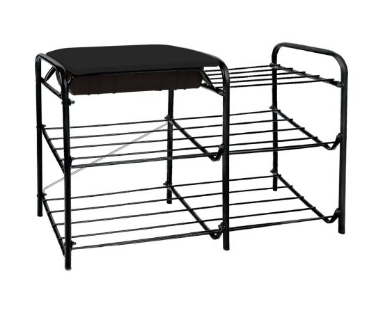 Этажерка с ящиком Nika НИКА ЭТП1-1 ЭТП1-1/Ч черный/матовый черный 