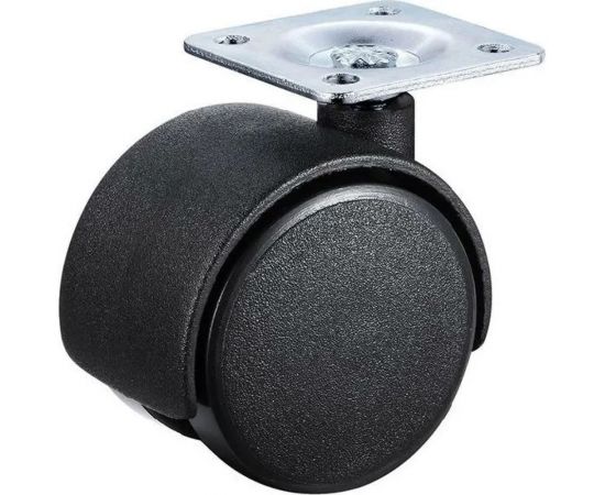 Мебельное поворотное колесо MFK-TORG 40 мм, черный, пластик 6005040 