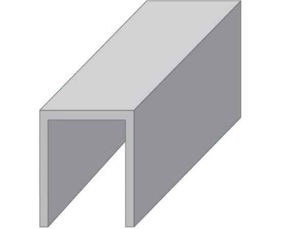 Нижняя направляющая для раздвижных дверей N4 Palladium 1 метр 12144 