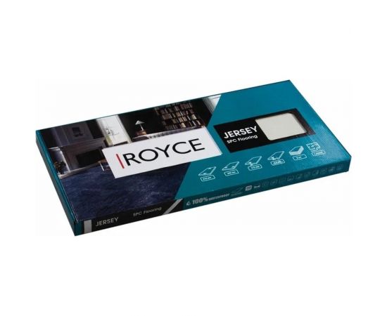 Ламинат SPC Royce Jersey, 1.48 м2, 100% водостойкий J410 Бетон Грейс 