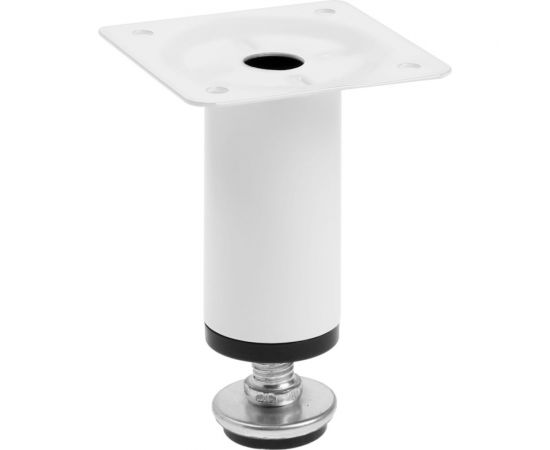 Круглая опора ТУНДРА OKR001WH d=30 мм, H=80 мм, цвет белый 9371374 