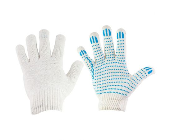 Перчатки с ПВХ РемоКолор 10 класс вязки, 5-ти нитка, 24-2-009 