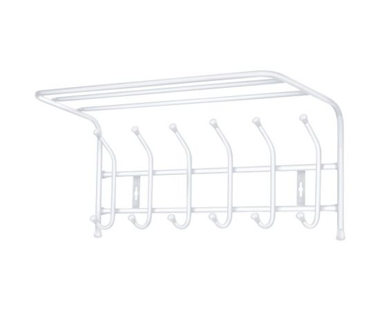 Настенная вешалка Nika ВП6 ВП6/МБ матовый белый 