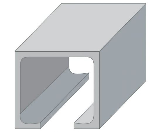 Верхняя направляющая для раздвижных дверей N1 Palladium 2 метра 12053 