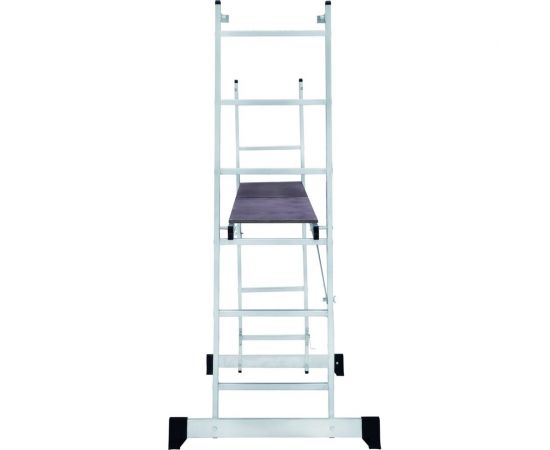Лестница-помост Новая Высота nv 1415, 2x6 перекладин, помост 1,379x0,34 м, рабочая высота 2,8 м 415206 – изображение 13
