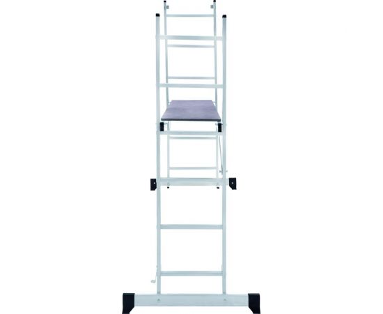 Лестница-помост Новая Высота nv 1415, 2x6 перекладин, помост 1,379x0,34 м, рабочая высота 2,8 м 415206 – изображение 14