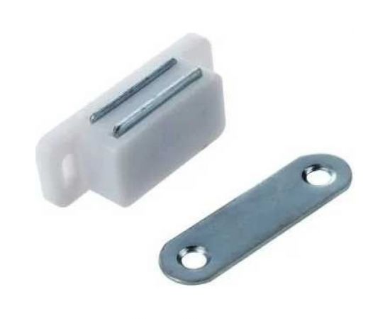 Магнитная защелка Mebax белая, 44х15х12 00-00002171 – изображение 2