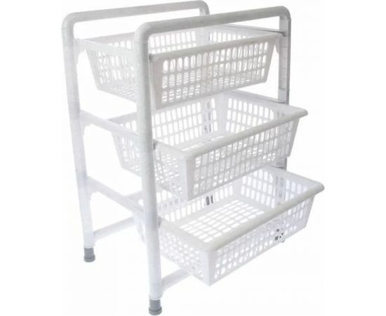 Контейнер для овощей Полимербыт 3 секции, с выдвижными лотками, лоток 9 л 63210621 – изображение 2