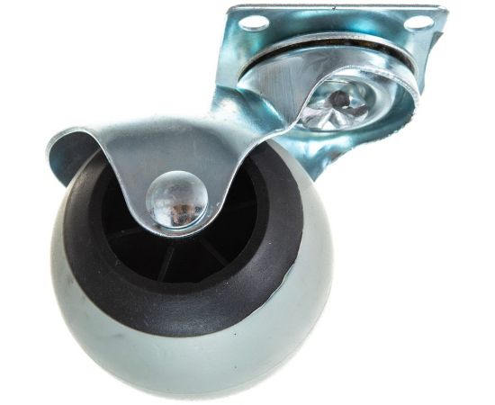 Мебельное поворотное колесо MFK-TORG 2109-50 шарик 50 мм, серая резина 5005050 – изображение 2