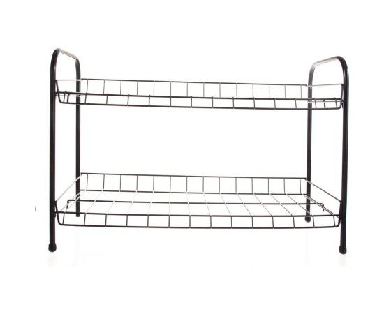 Этажерка для обуви Nika 3, 2 полки, черная ЭТ3 – изображение 3