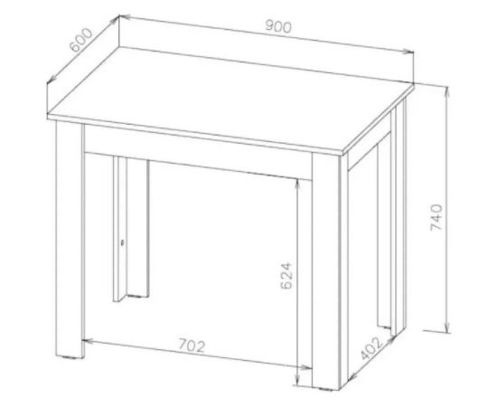 Обеденный стол SV со 1 дуб золотой 101587 – изображение 3