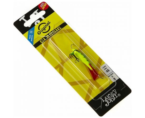 Балансир Lucky John CLASSIC 4.5, тройник, длина 50 мм, цвет 12HRT, блистер 81451-12HRT – изображение 3