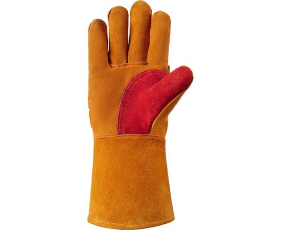 Спилковые краги Фабрика перчаток Сибирь Кевлар 10/200 КР-СП-КЕВЛ-PW-96 – изображение 3