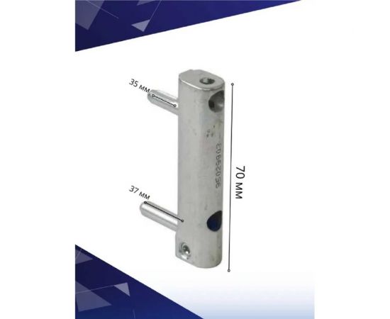 Нижняя петля в сборе с регулировкой прижима KOMFORT москитные системы Siegenia комплект 1 шт. ПНС00874 – изображение 4