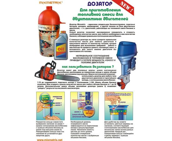 Дозатор масло/бензин Mixmetrix драйв ДМД–М 016 – изображение 4