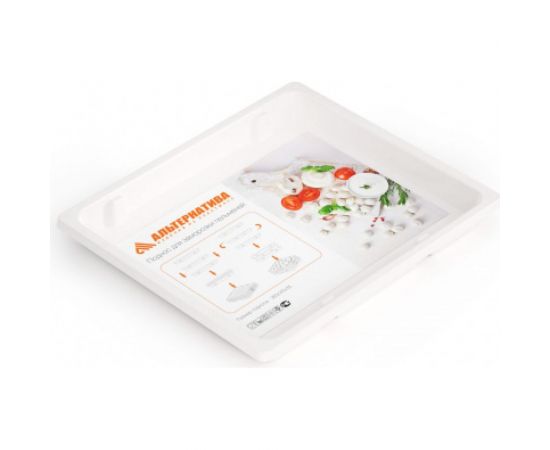 Поднос для заморозки пельменей ЗПИ «Альтернатива» 360x310x35 мм, белый М8137 – изображение 5