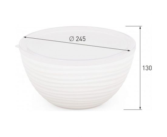 Чаша ЗПИ «Альтернатива» Оазис 4 л, с крышкой, белый М8404 – изображение 5