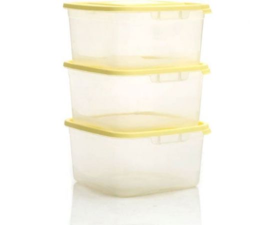 Комплект контейнеров ПОЛИМЕРБЫТ КАСКАД-2 КВАДРО 3шт, 1.0л СВЧ 4367001 