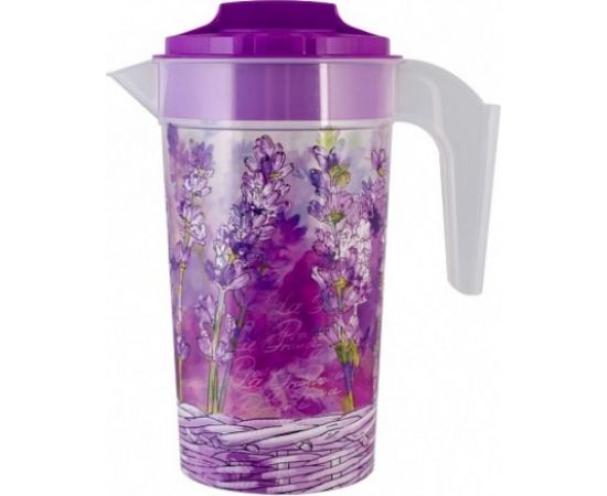Кувшин ПОЛИМЕРБЫТ ЛАВАНДА 1.2 л, с крышкой 431480800 