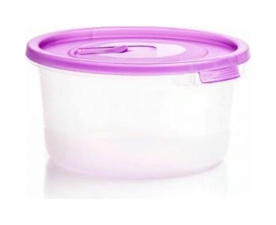 Круглый контейнер с клапаном ПОЛИМЕРБЫТ СМАЙЛ 0.4л СВЧ 4352000 