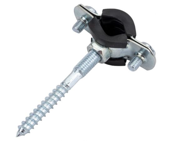 Хомут Uni-Fitt 3/8 15-19 мм с резиновым уплотнителем, шпилькой и дюбелем 850U1800 