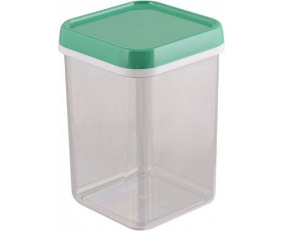 Банка для сыпучих продуктов Полимербыт квадратная 1.2 л 432670000 