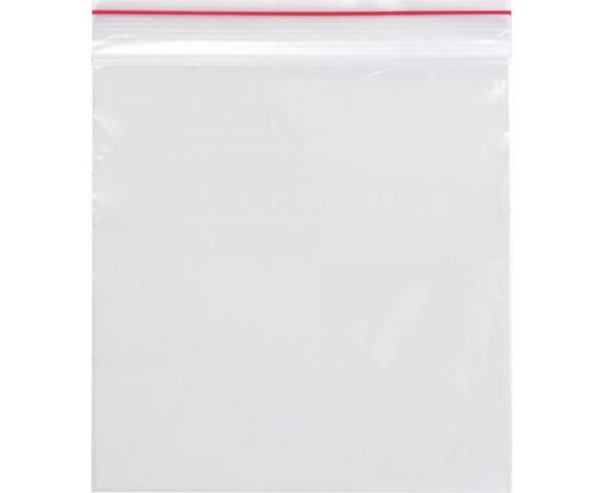 Пакеты с замком/зиплок-гриппер BRAUBERG, 100 шт, 100х100 мм, ПВД, толщина 35 микрон 606210 