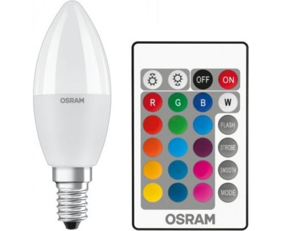Светодиодная лампа Osram LED SC LB40REM 5,5W/827 230V FR E14 4x1 4058075430853 