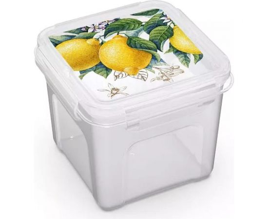 Квадратный контейнер Полимербыт Fresh для СВЧ, 0.6 л 435715800 